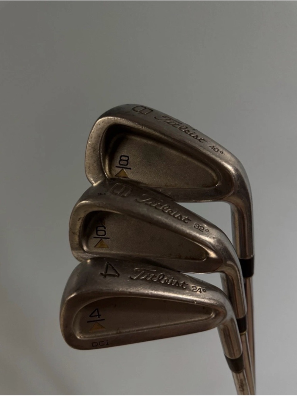 Titleist DCI 4,6,8 Irons Steel Shaft Yellow Triangle Right Handed, Set of 3 - Picture 2 of 5